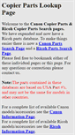 Mobile Screenshot of copierpartsearch.com